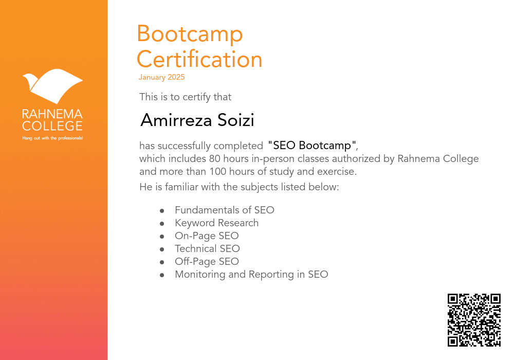 SEO Bootcamp-completion-certificate