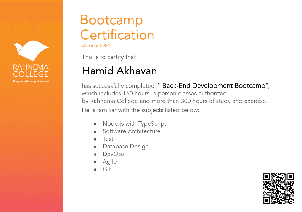  Back-End Development Bootcamp-completion-certificate