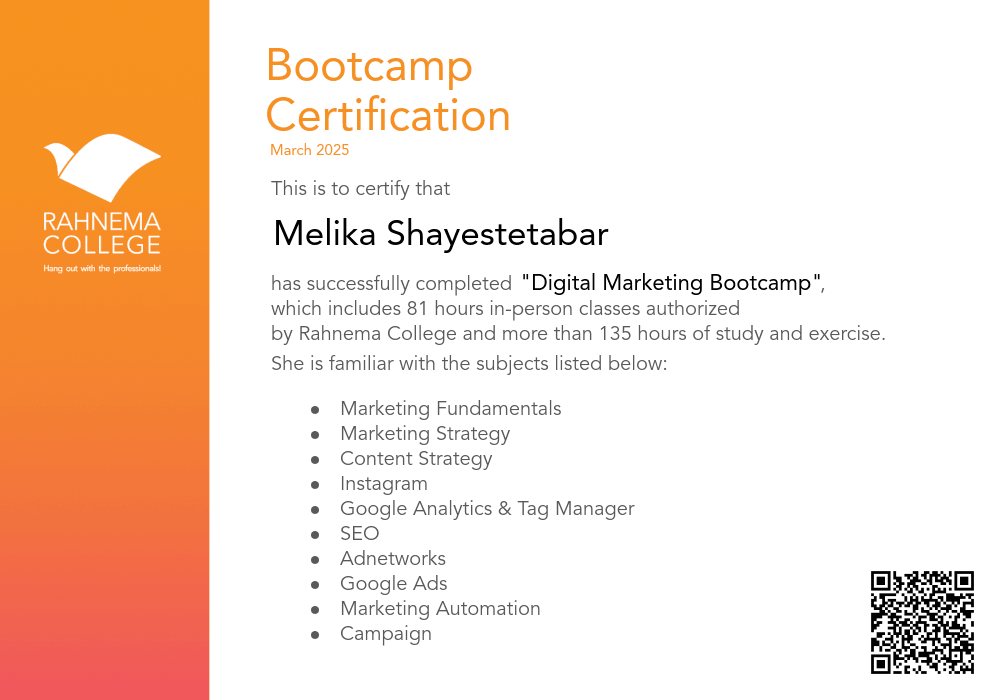 Digital Marketing Bootcamp-completion-certificate