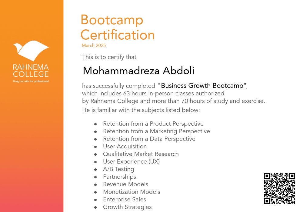 Business Growth Bootcamp-completion-certificate