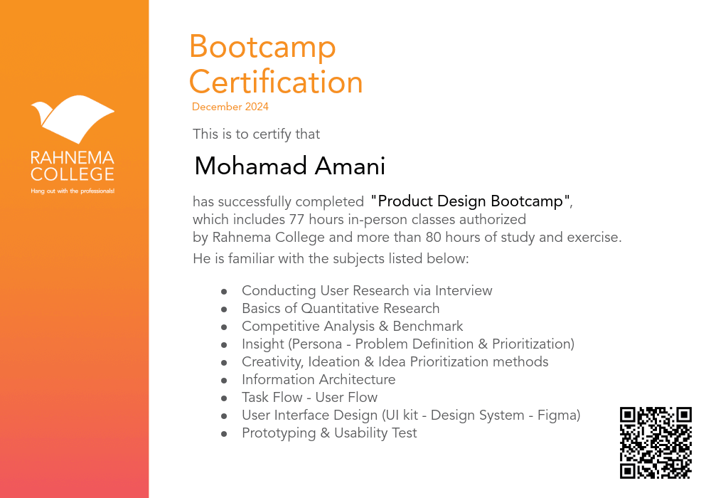 Product Design Bootcamp-completion-certificate
