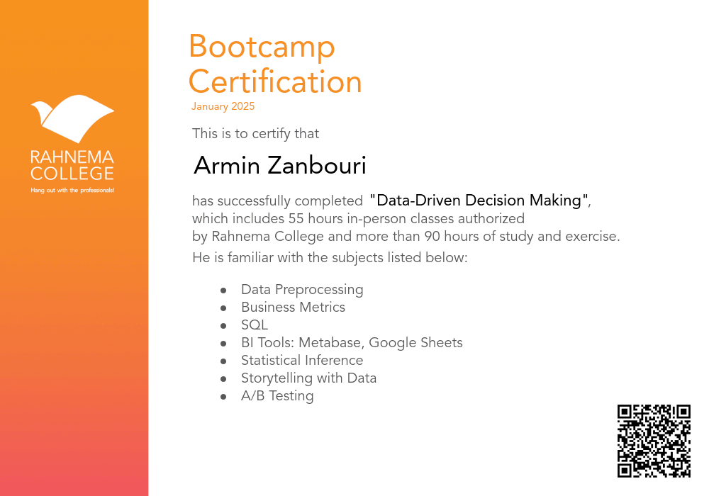 Data-Driven Decision Making-completion-certificate