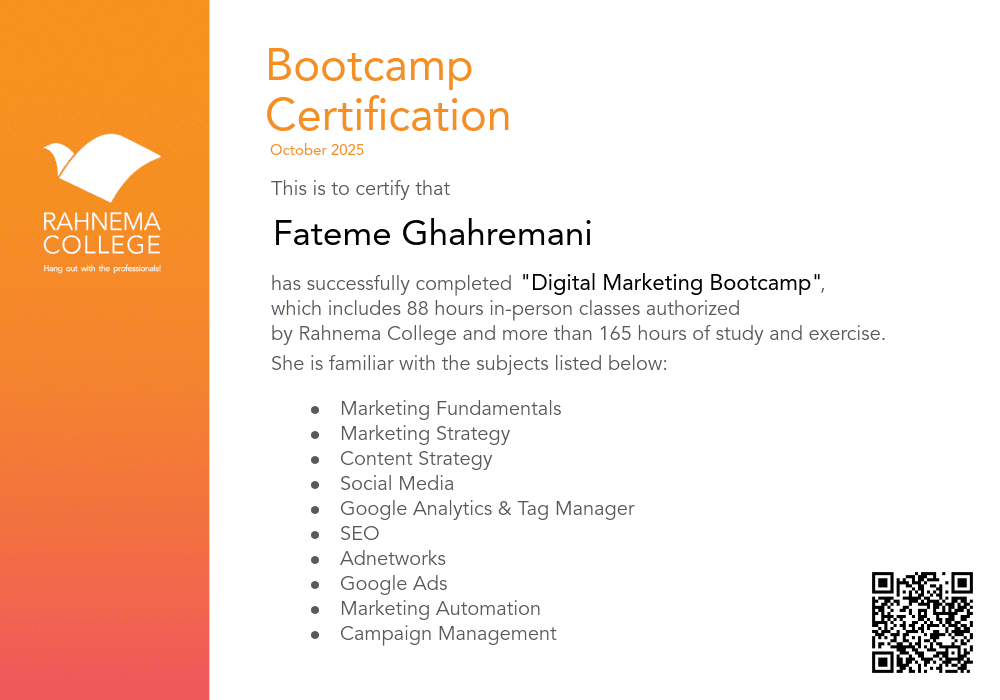 Digital Marketing Bootcamp-completion-certificate