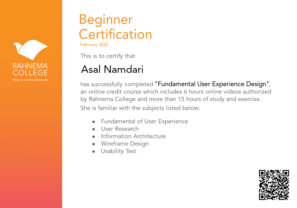Fundamental User Experience Design-completion-certificate