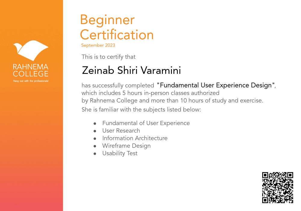 Fundamental User Experience Design-completion-certificate