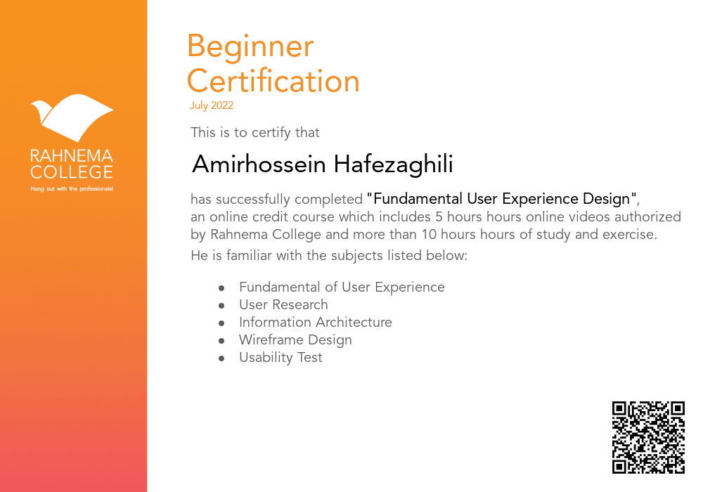 Fundamental User Experience Design-completion-certificate