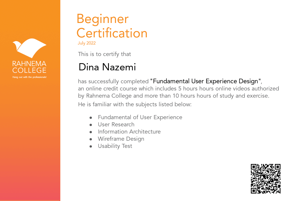 Fundamental User Experience Design-completion-certificate