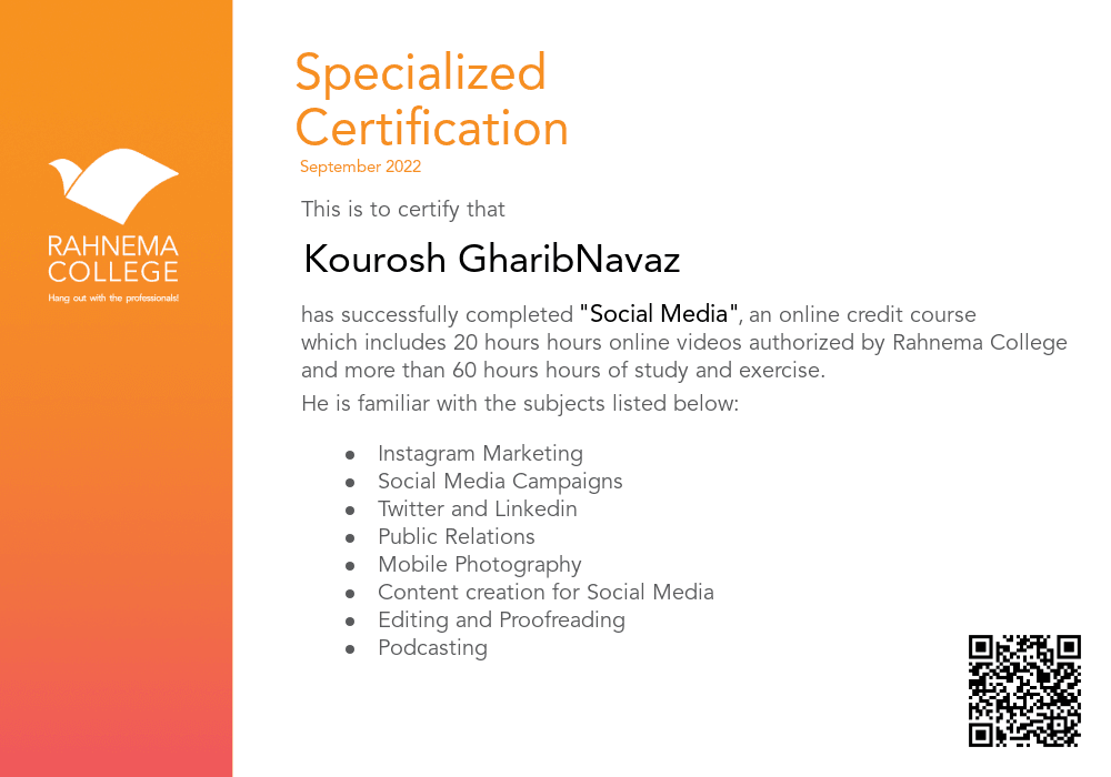 Social Media-completion-certificate
