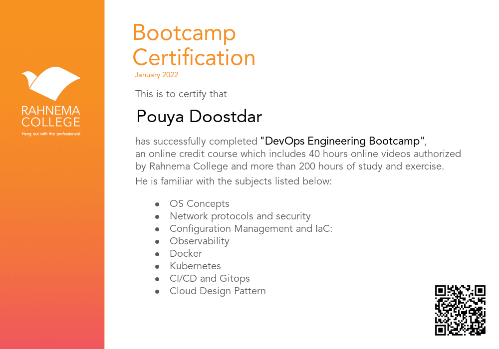 DevOps Engineering Bootcamp-completion-certificate