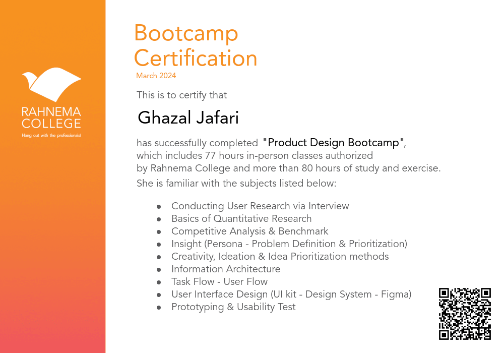 Product Design Bootcamp-completion-certificate