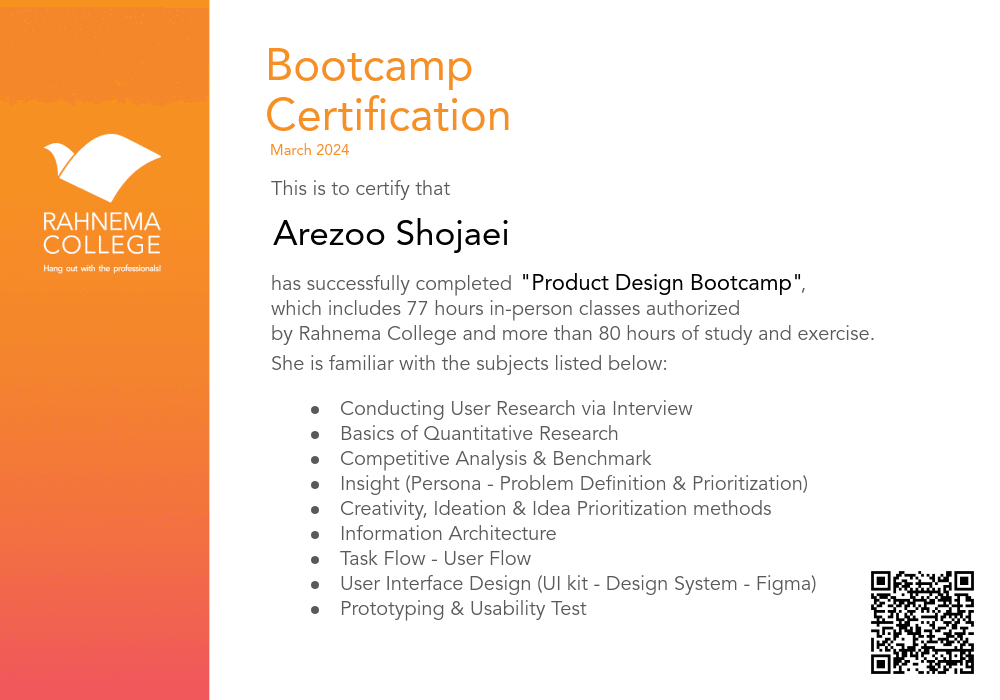 Product Design Bootcamp-completion-certificate