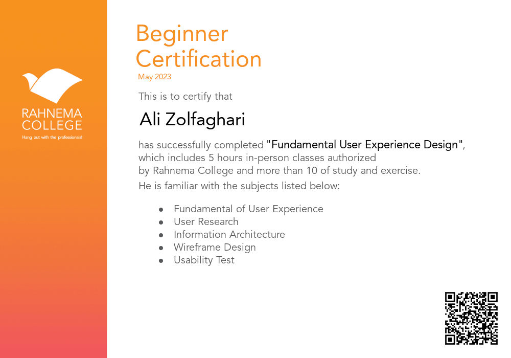 Fundamental User Experience Design-completion-certificate