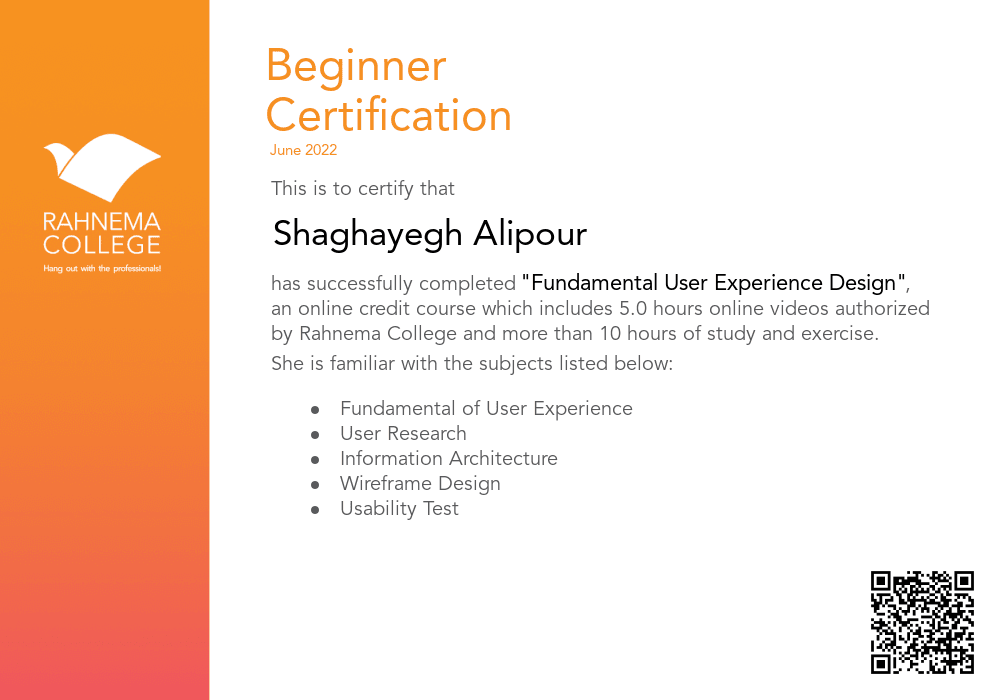 Fundamental User Experience Design-completion-certificate