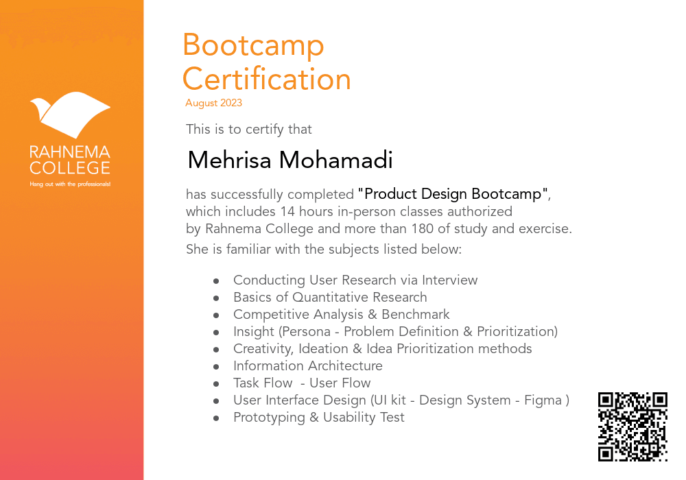 Product Design Bootcamp-completion-certificate