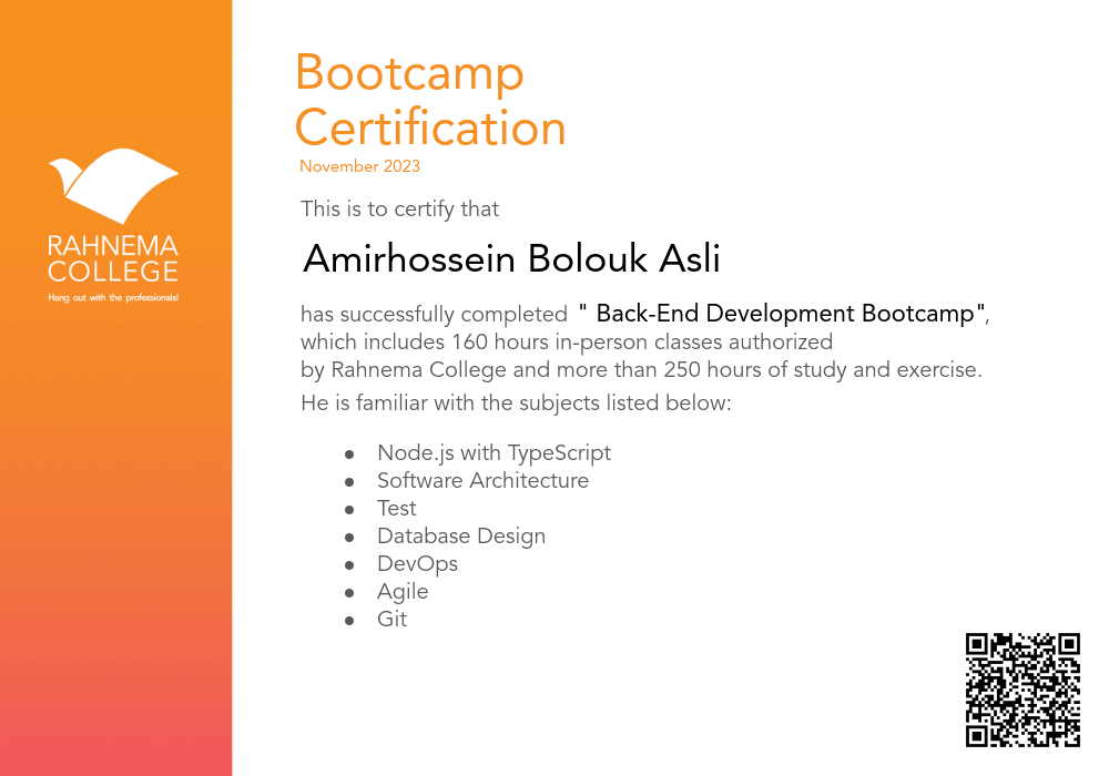  Back-End Development Bootcamp-completion-certificate