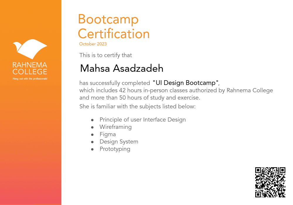 UI Design Bootcamp-completion-certificate