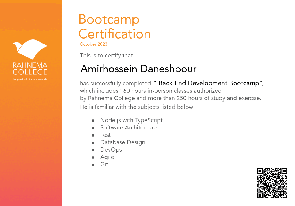  Back-End Development Bootcamp-completion-certificate