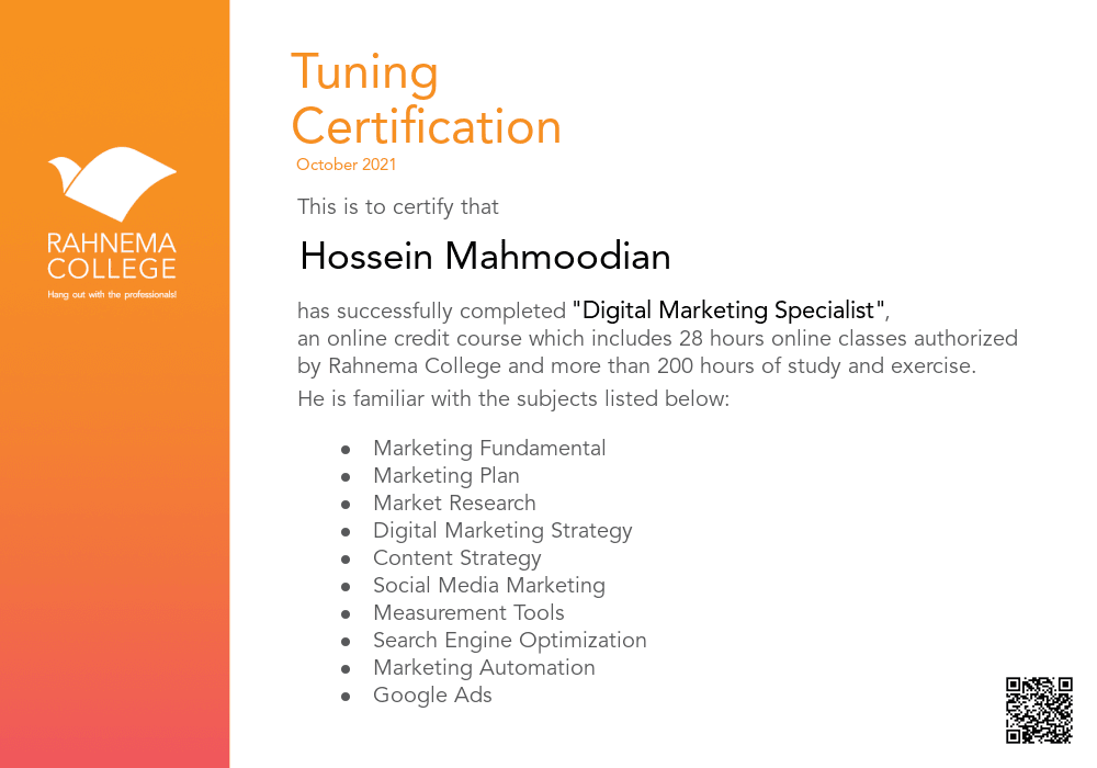 Digital Marketing Bootcamp-completion-certificate
