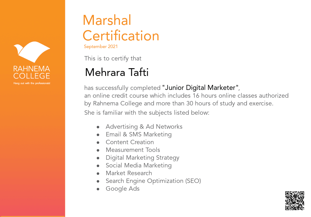 Fundamental Digital Marketing-completion-certificate