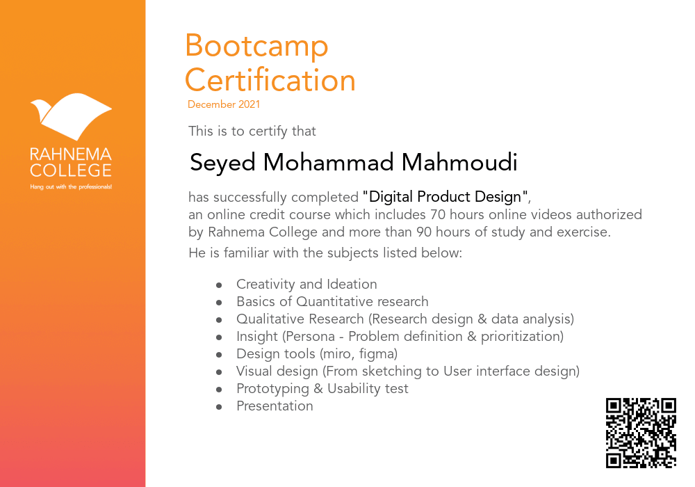 Product Design Bootcamp-completion-certificate